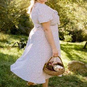 Christy Dawn Daisy Dress Extended Sz 2X Lavender Floral